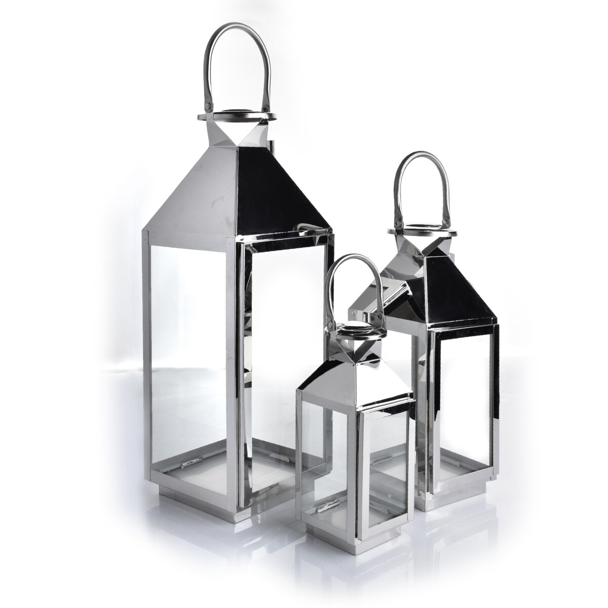 LORENZO SILVER KOMPLET 3 LATARNI