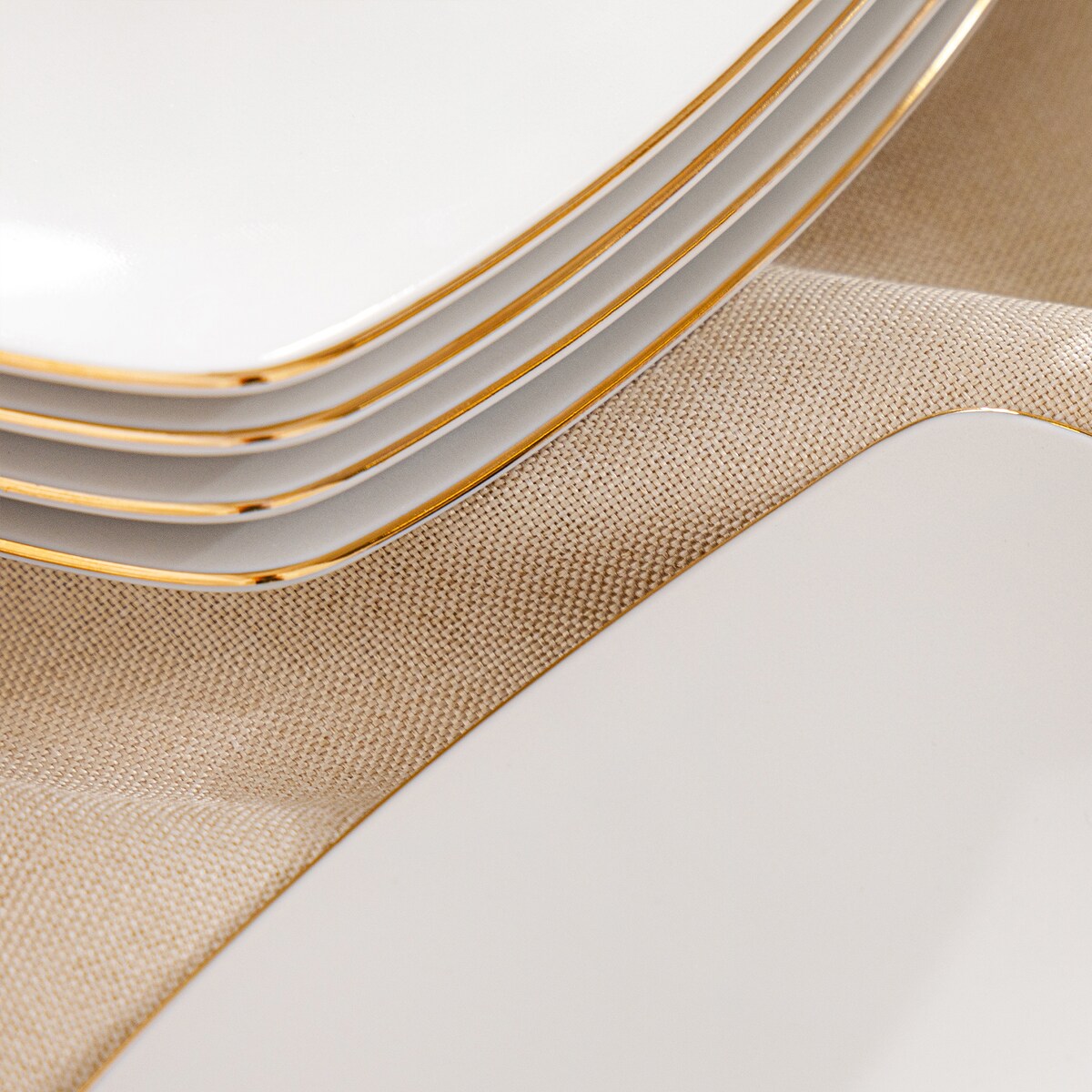 Konsimo CARLINA Talerz obiadowy 6szt.