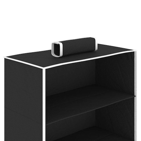 vidaXL Wiszące organizery do szafy, 2 szt., 10 półek, tkanina