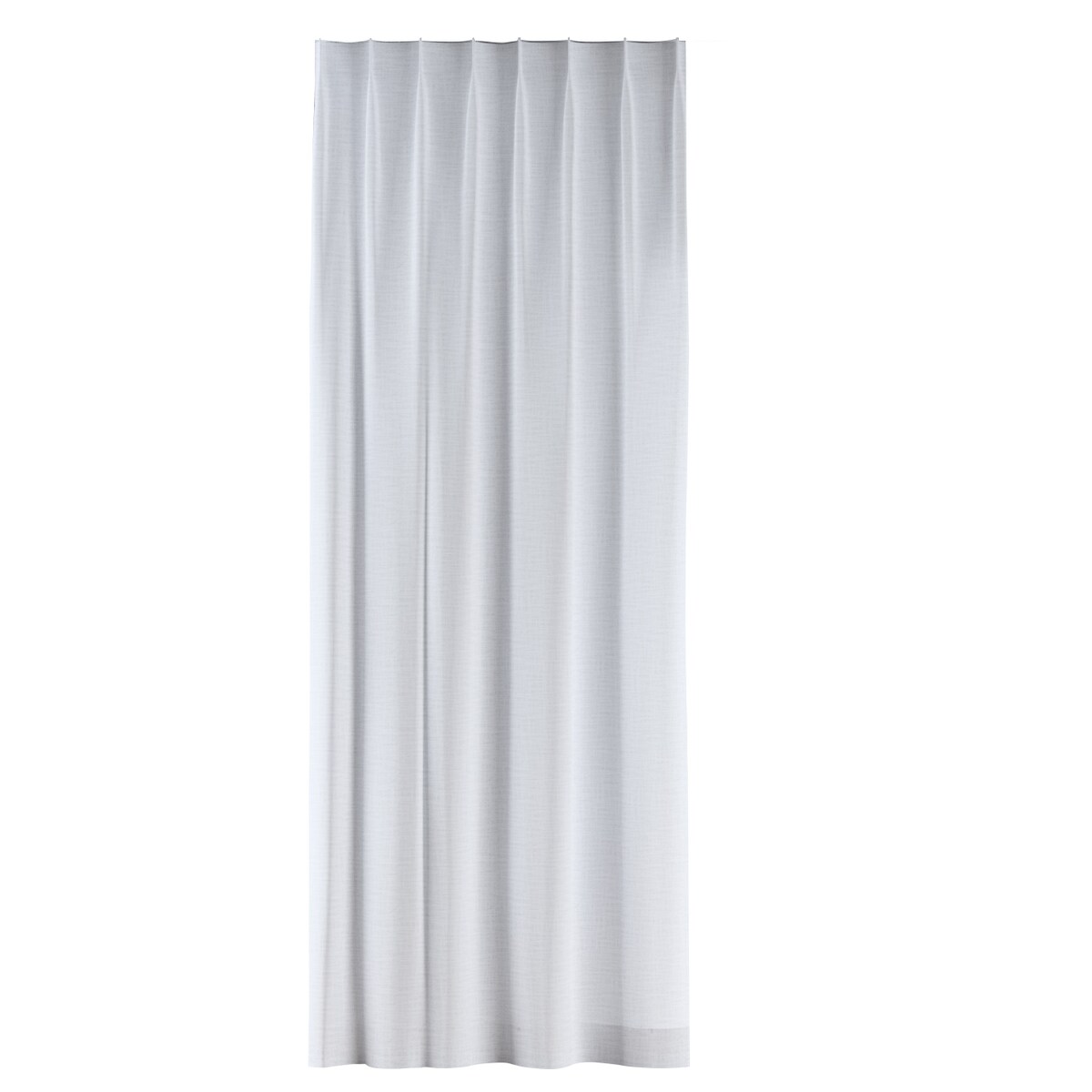 Zasłona na haczykach flex pojedynczych 130x245 biały