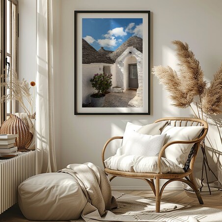 plakat trulli alberobello apulia włochy 70x100