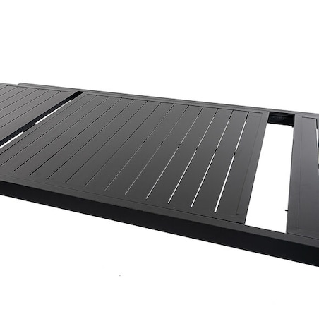 Stół Ogrodowy Rozkładany Składany Stolik Na Taras Balkon Blat Metal Antracytowy