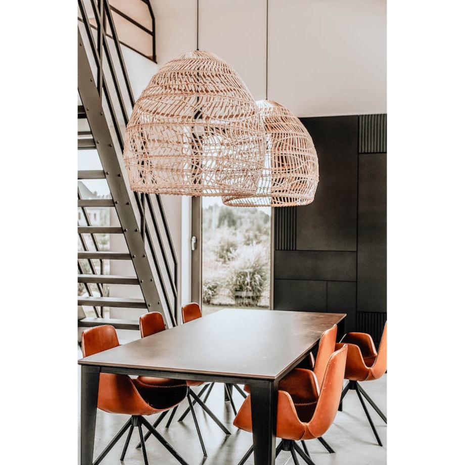 Lampa wisząca Cezar XL naturalna Monnarita