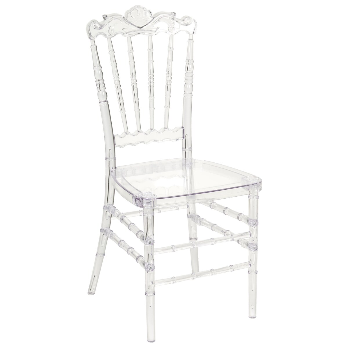 Krzesło bankietowe Zestaw 2 Przezroczysty MENDON