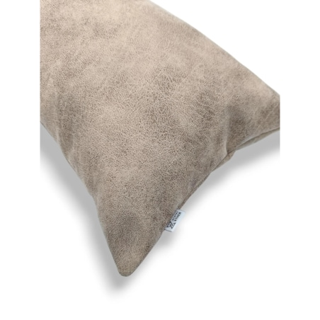 Beżowy zestaw poduszek dekoracyjnych Sawanna i Ronda - efekt skóry