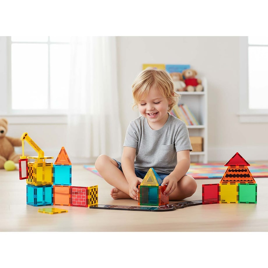 Klocki magnetyczne konstrukcyjne Ricokids RK-780 zestaw 72 el. edukacyjne 778010