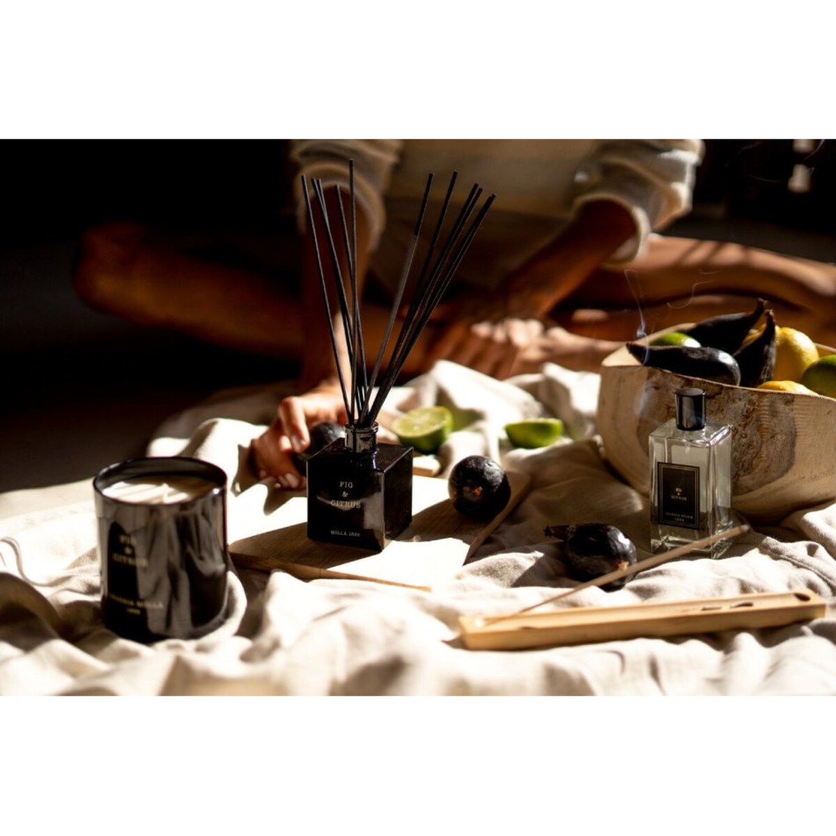 Świeca zapachowa Fig & Citrus, 600 g, Cereria Molla