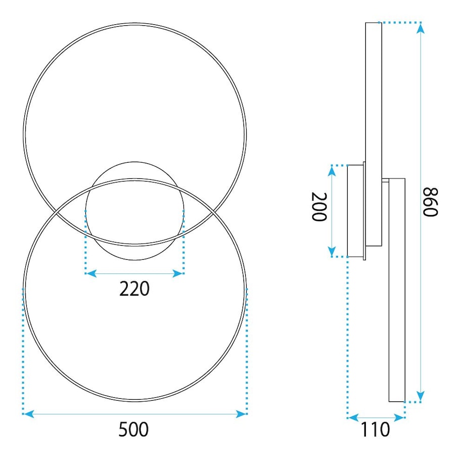 Lampa Sufitowa Swe062-C Led Złoty Szczotkowany, Metal, Tworzywo Sztuczne