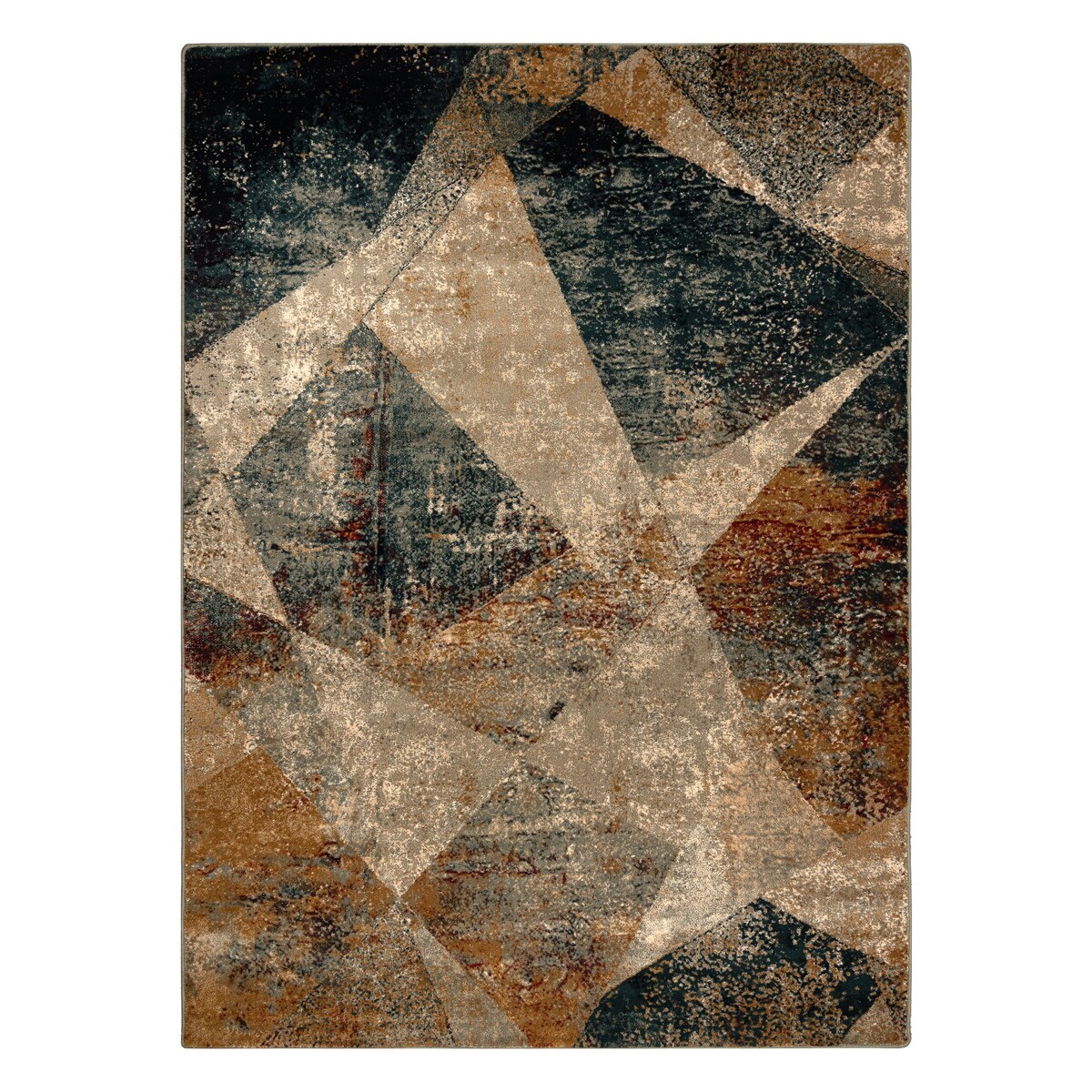 Dywan wełniany OMEGA RAMI Mozaika szmaragd 170x235 cm