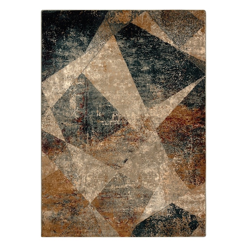 Dywan wełniany OMEGA RAMI Mozaika szmaragd 170x235 cm