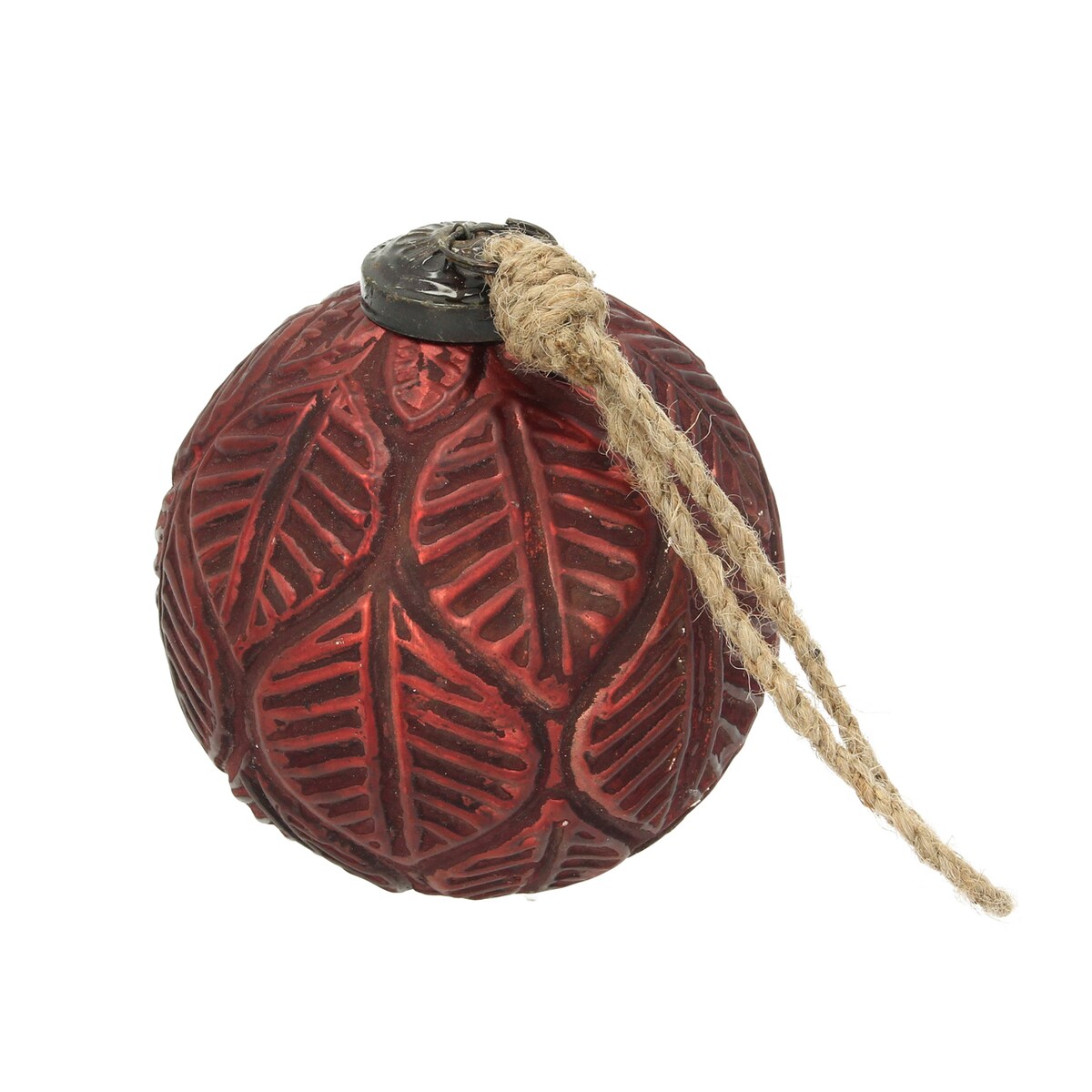 Bombka Vintage Crimson ⌀10 cm red boże narodzenie, święta, świąteczne, czerwony, 10x10 cm