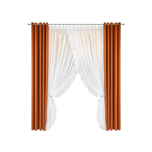 firana z falbanką | szyfon | zakładana na taśmie marszczącej | 400x270 | biała