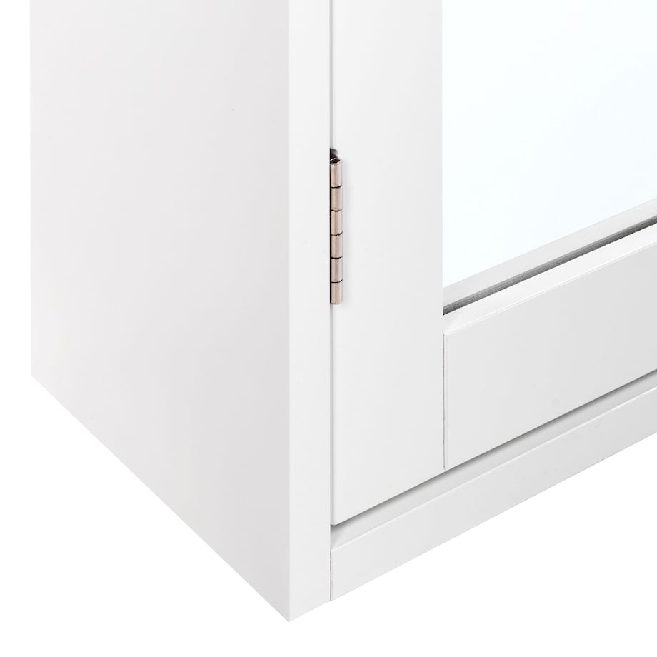 Szafka łazienkowa wisząca z lustrem ALAMOS 65 cm 60 cm Biały