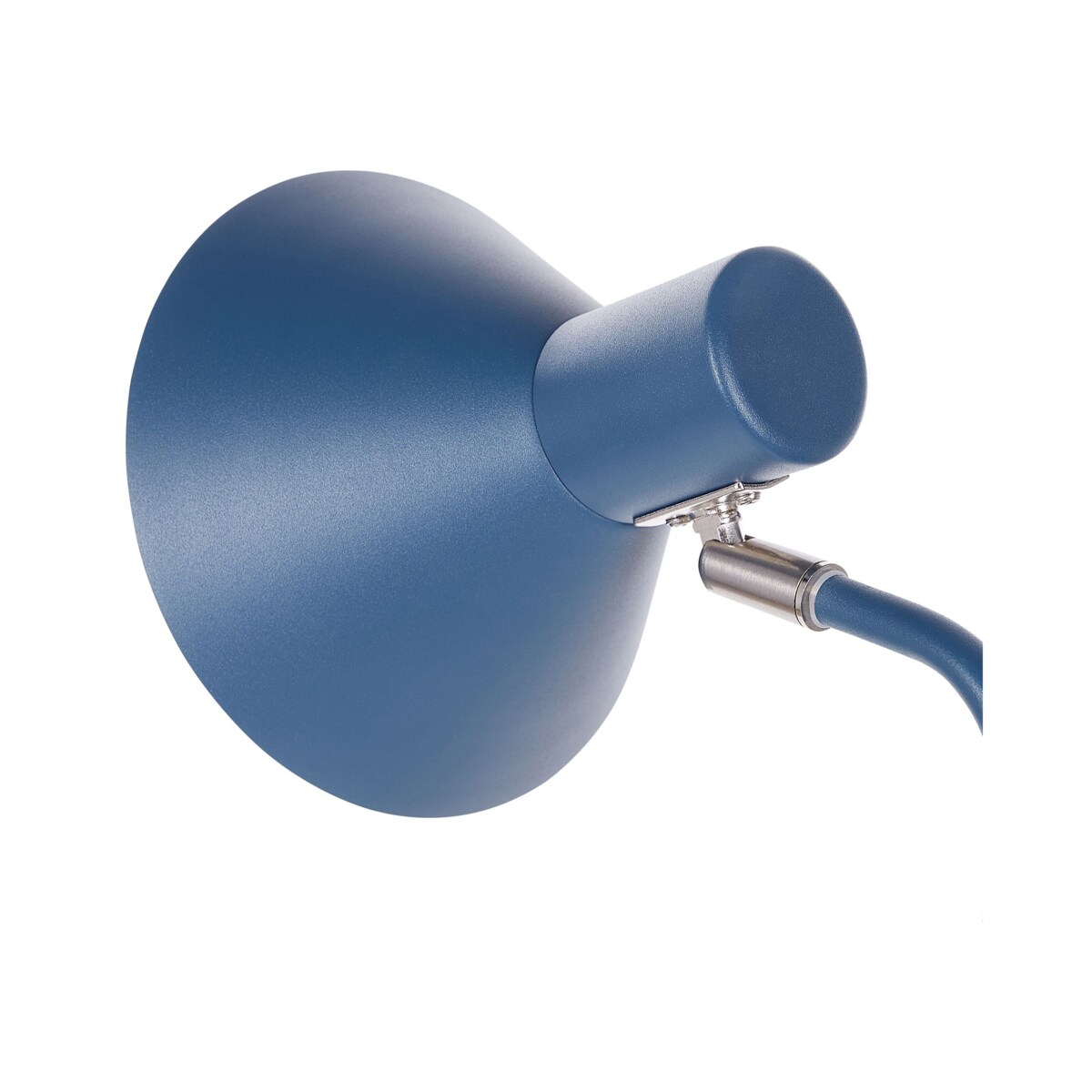 Lampa biurkowa regulowana metalowa niebieska RIMAVA