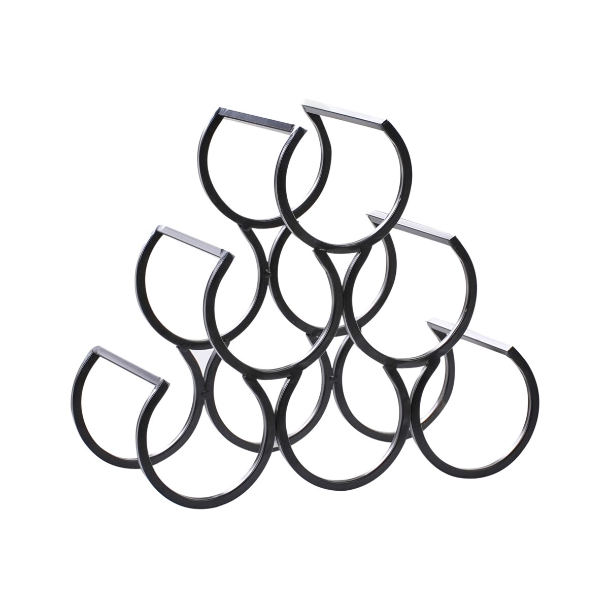 Stojak na wino LURGAN Czarny