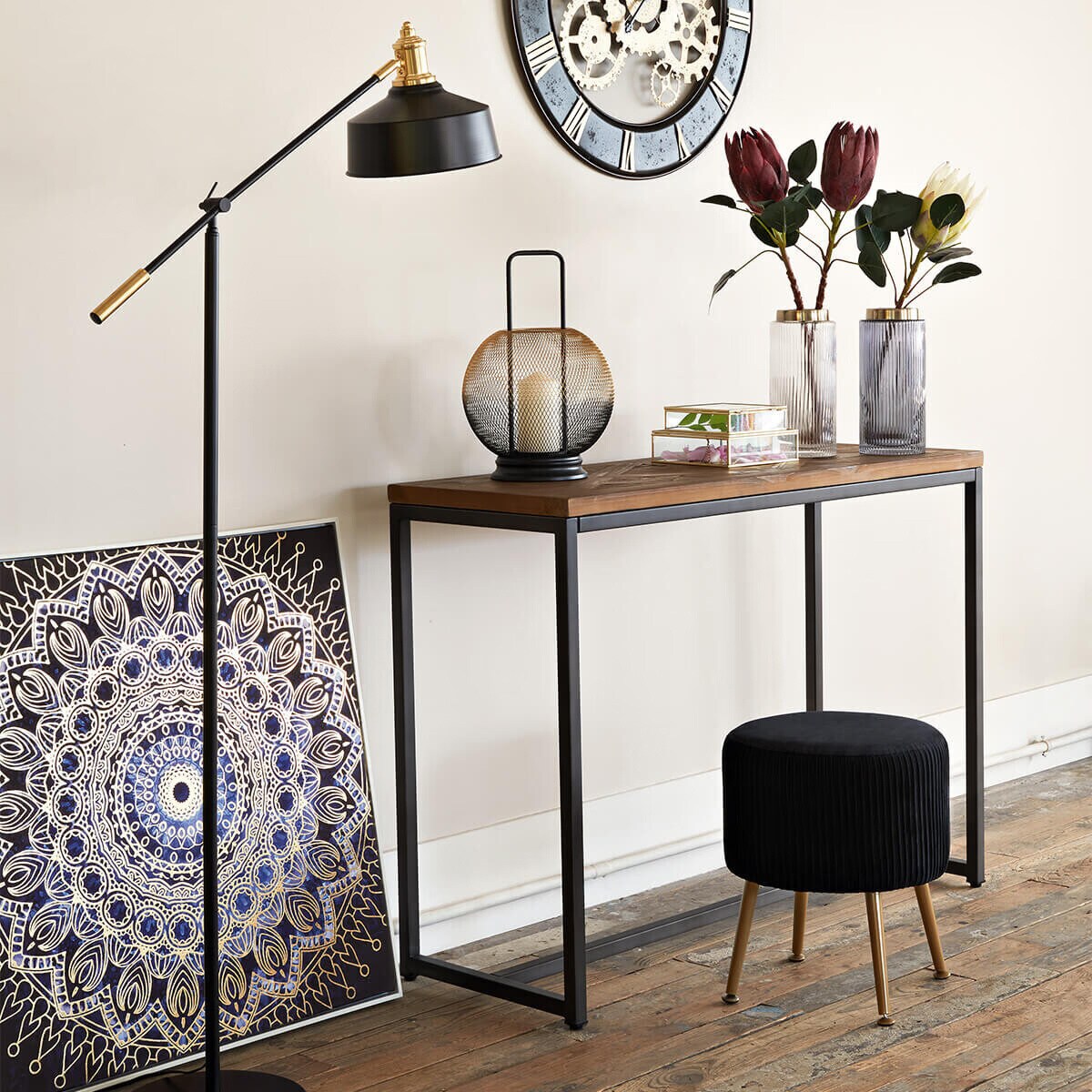 Lampa stojąca loft FACTORY, 155 cm