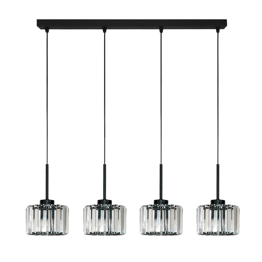 lampa wisząca 4 punktowa czarna edylit nad stół