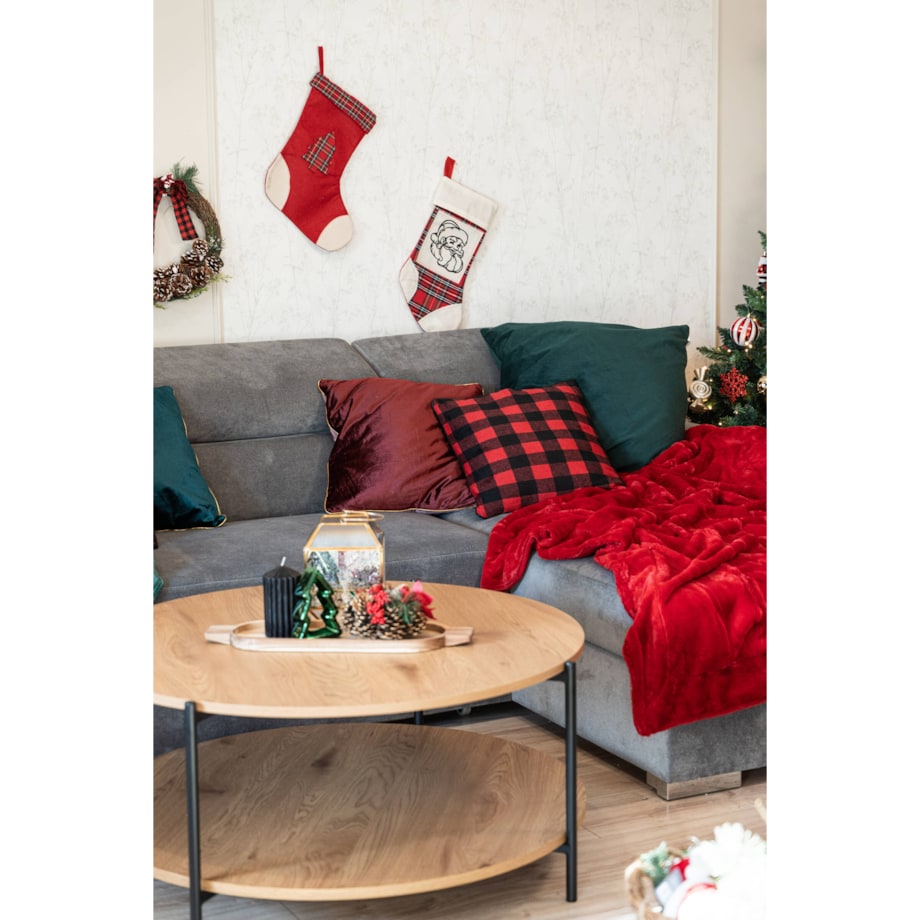 Błyszcząca poduszka dekoracyjna NORIA, 45 x 45 cm