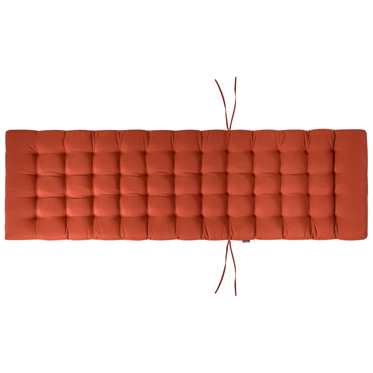 Poduszka na leżak ogrodowy CESANA PREMIUM 192 x 56 cm Czerwony
