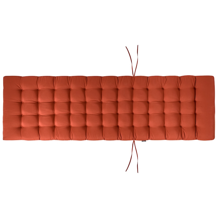 Poduszka na leżak ogrodowy CESANA PREMIUM 192 x 56 cm Czerwony