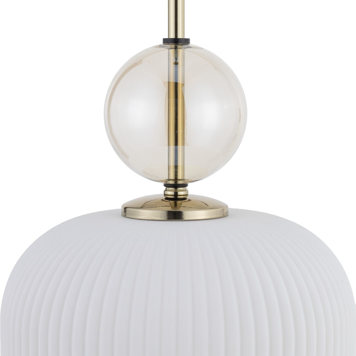 Lampa Wisząca Tk Lighting Sophia Big 1Xe27 Biały Klosz Koniakowa Kulka