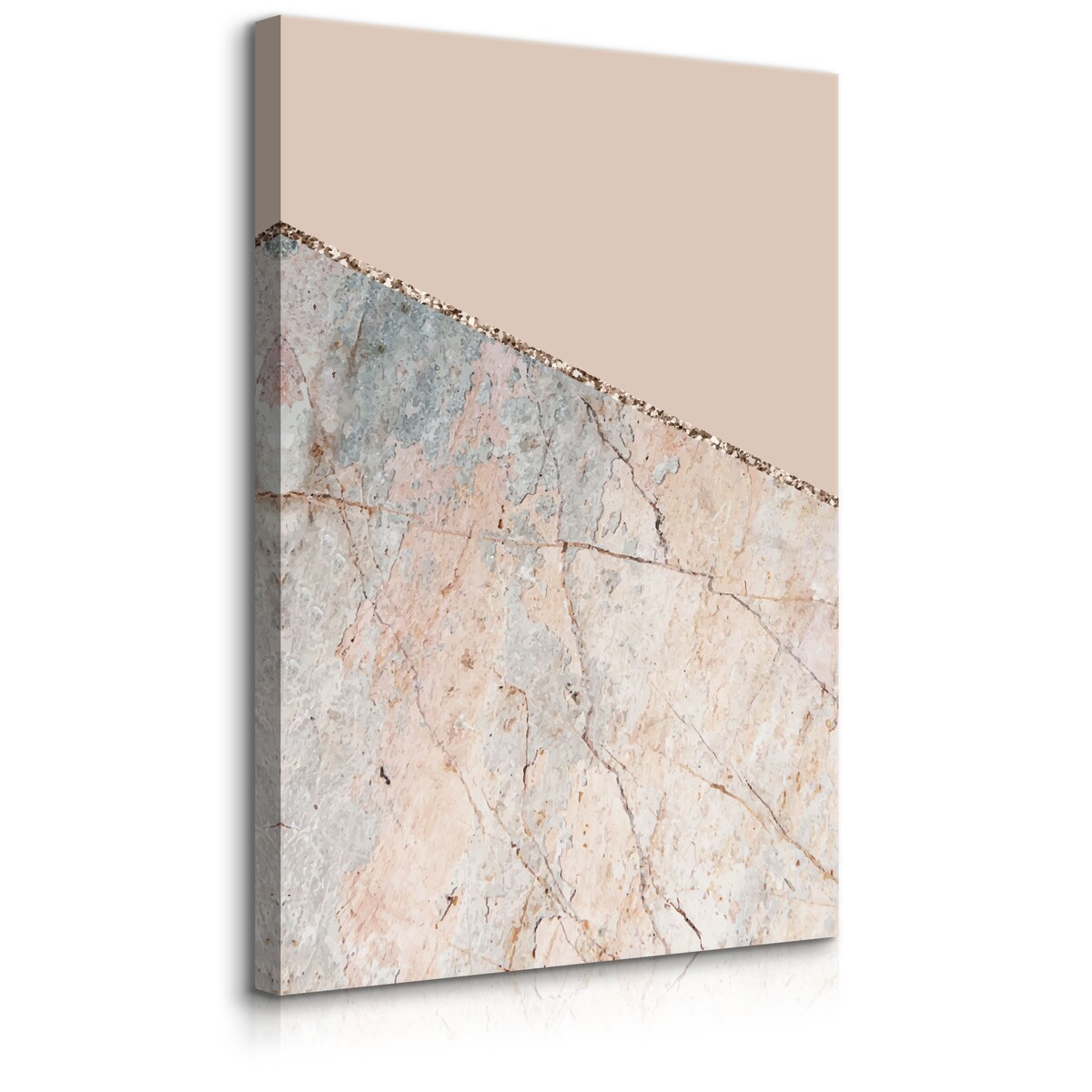 OBRAZ MARMUR ABSTRAKCJA PASTELE STYL GLAMOUR 30x40cm