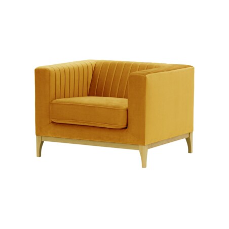 Fotel Slender Wood-Velluto 8-like oak