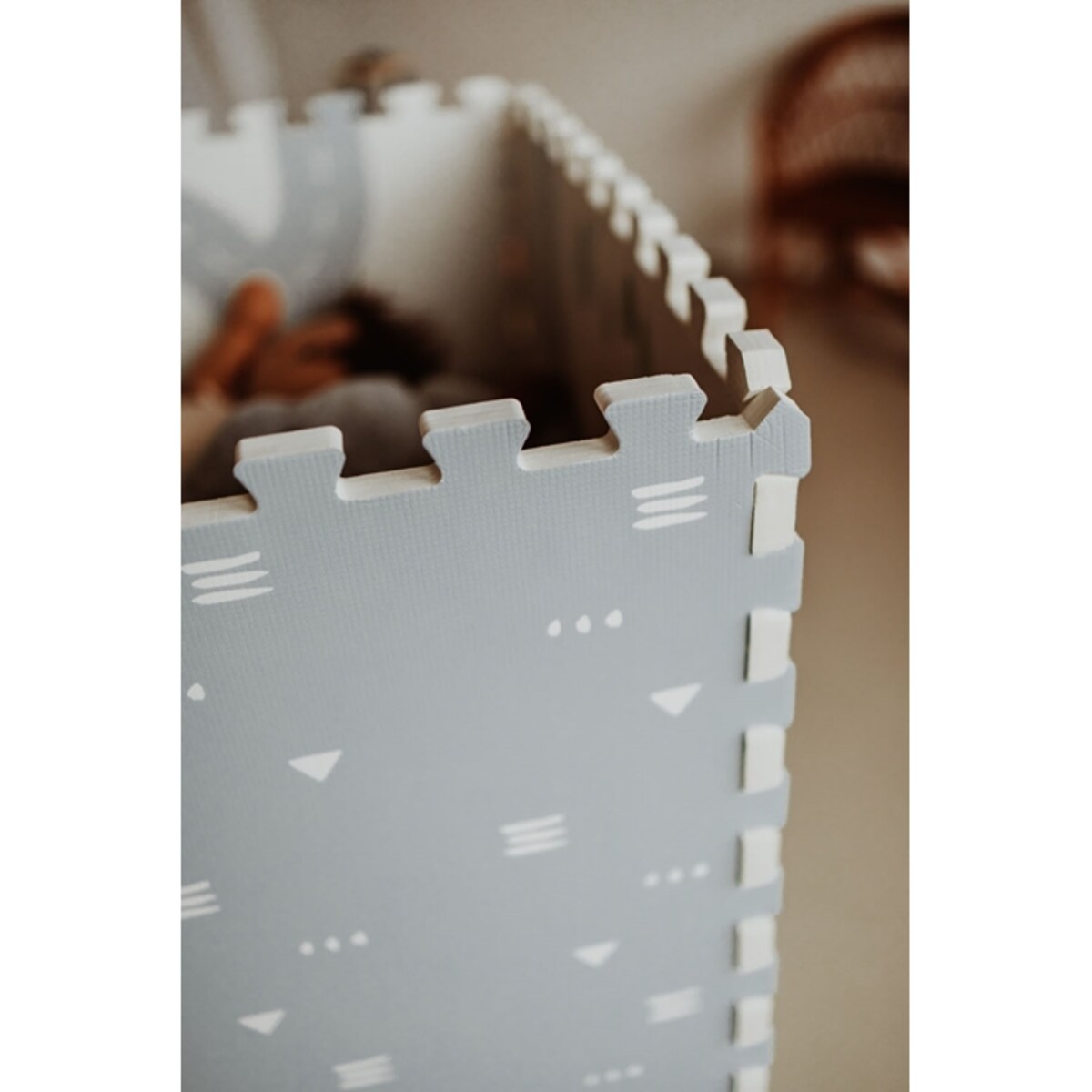 Play&Go Dwustronna Mata Piankowa EEVAA 3w1 Roadmap 120x180cm