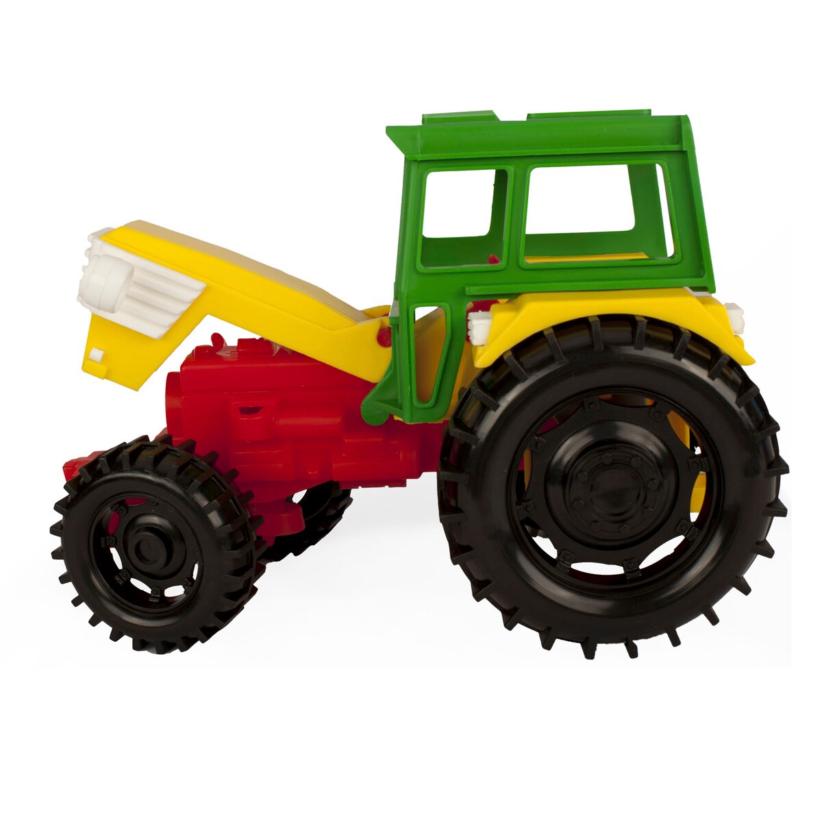 Traktor z przyczepą na konia