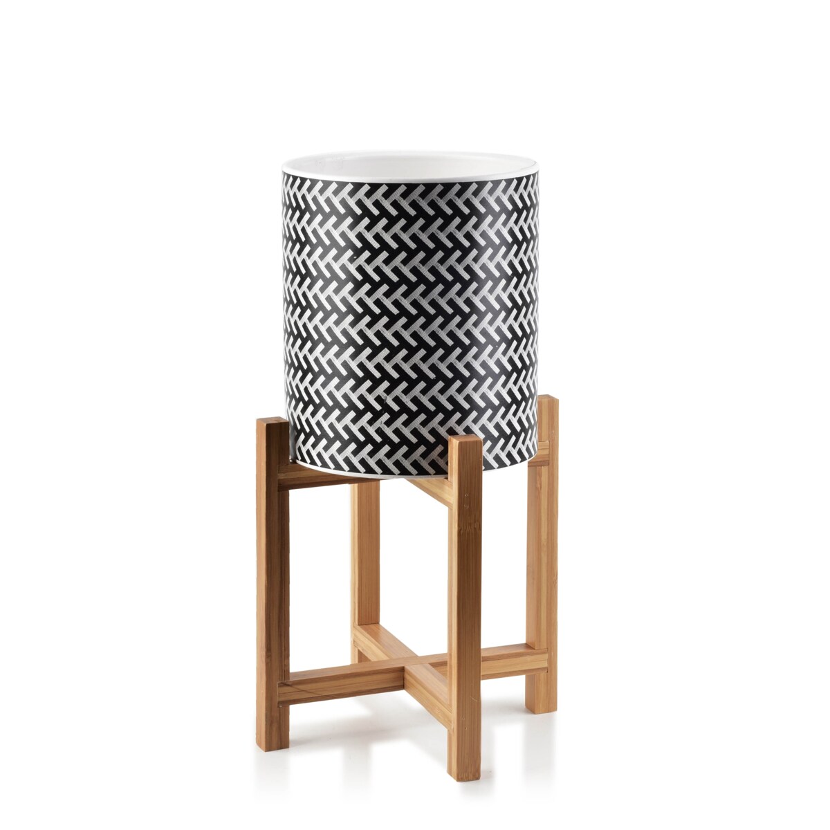 AVA BLACK DONICZKA śr.18xh20cm na stojaku