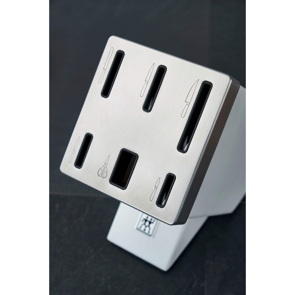 Zestaw 5 noży w bloku samoostrzącym Zwilling Four Star - Biały