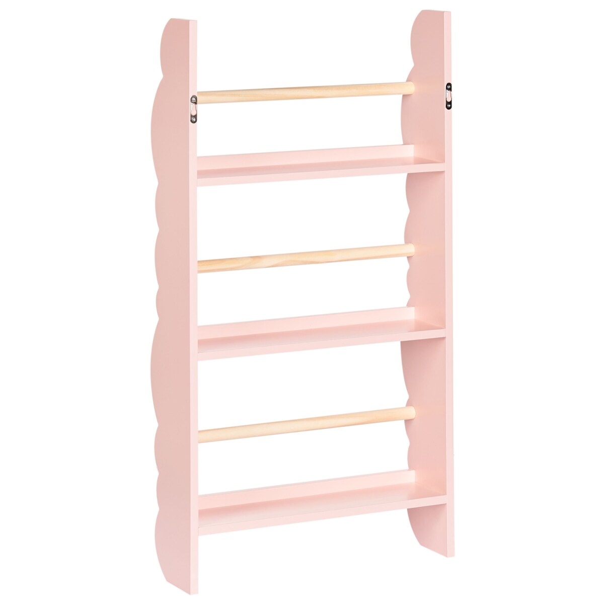 Regał ścienny MDF Pastelowy róż RIGOLET