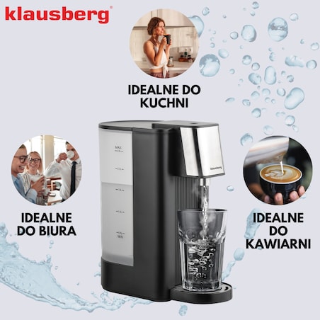 Dozownik dystrybutor podgrzewacz do gorącej wody 2.5L KLAUSBERG