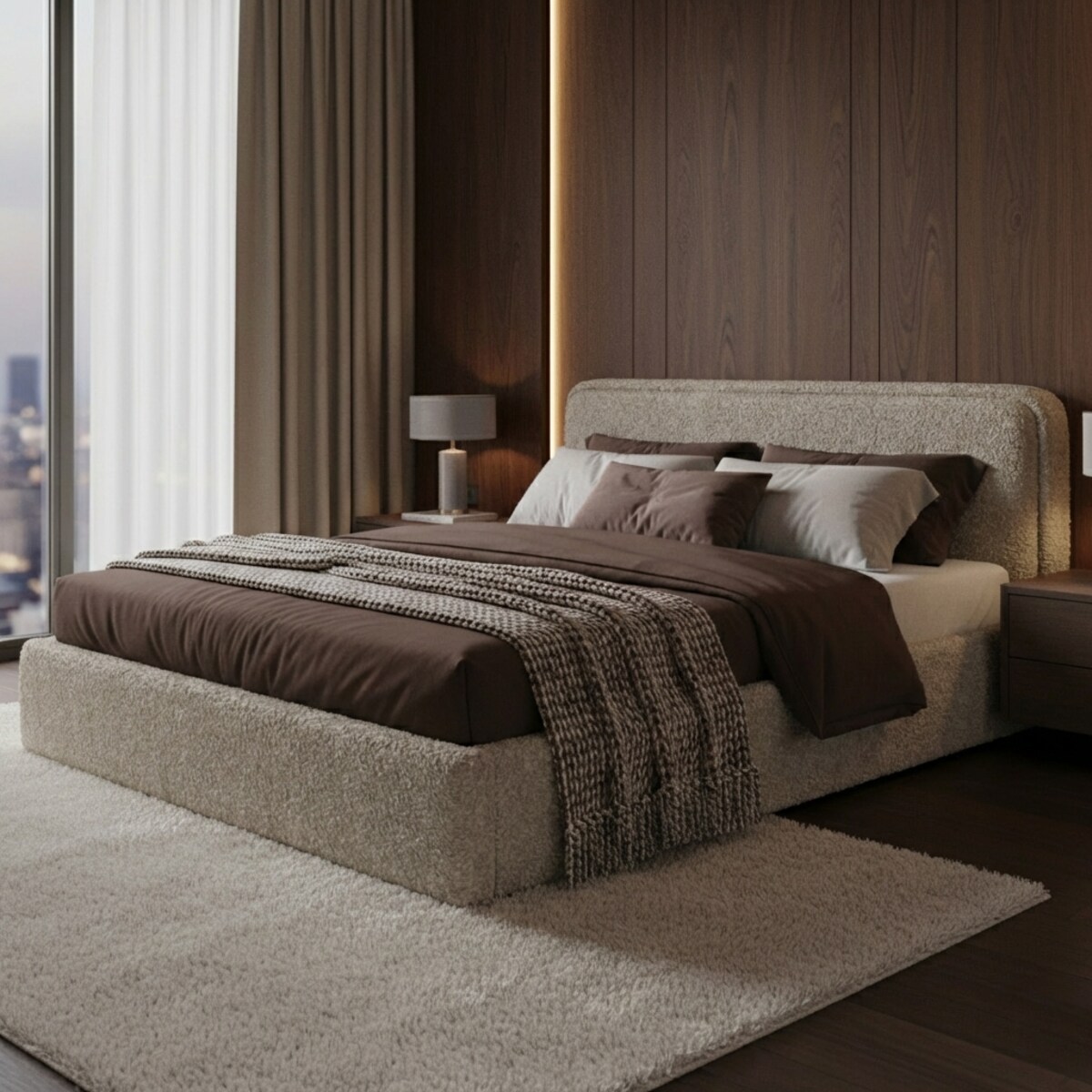 Łóżko Tapicerowane Grand 140X200 Stelaż Pojemnik Na Pościel Loop 03