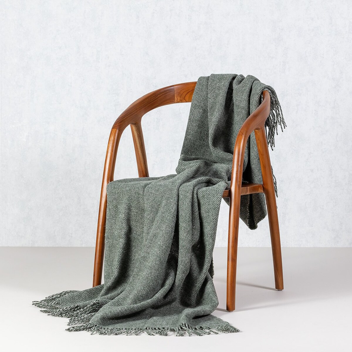 Pled Zelandia 140x200cm melange green, 140 x 200 cm