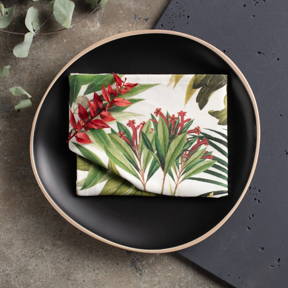 Komplet serwetek 6szt. 42x42cm Flowers 143-69, 42x42