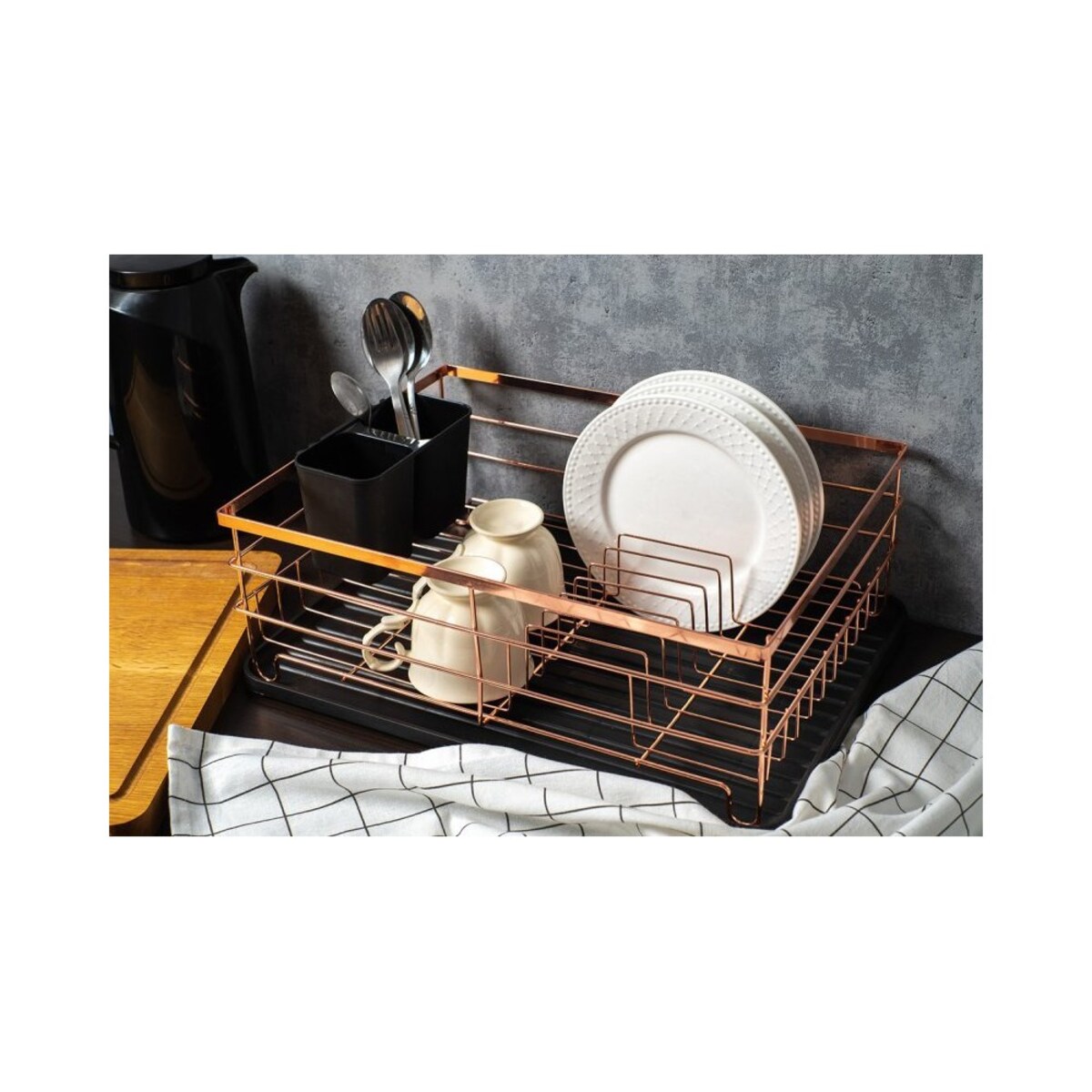 Brunbeste suszarka do naczyń z ociekaczem i tacą 50472