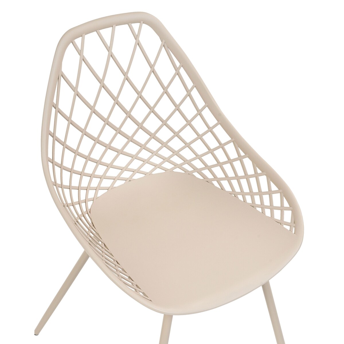 Zestaw 2 krzeseł do jadalni CANTON II Beżowy