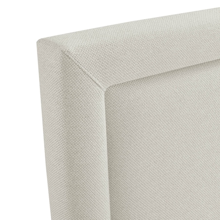 Łóżko tapicerowane SALMA 180x200 z pojemnikiem, Jasny Beż tkanina Megan 353