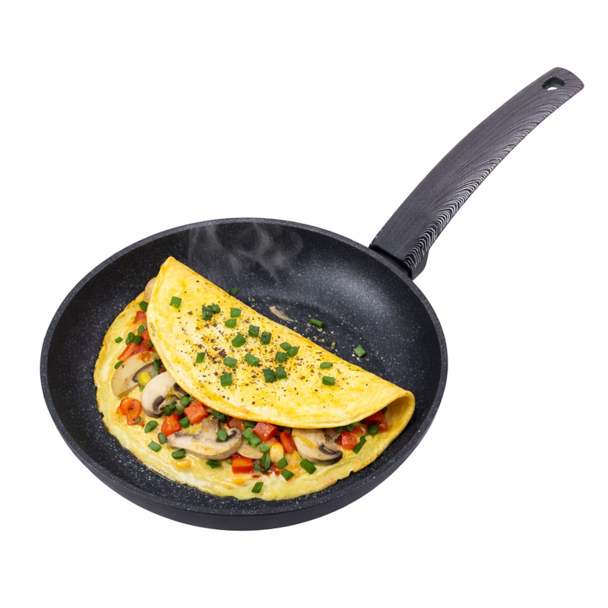 Patelnia 24cm z powłoką marmurkową KAMILLE