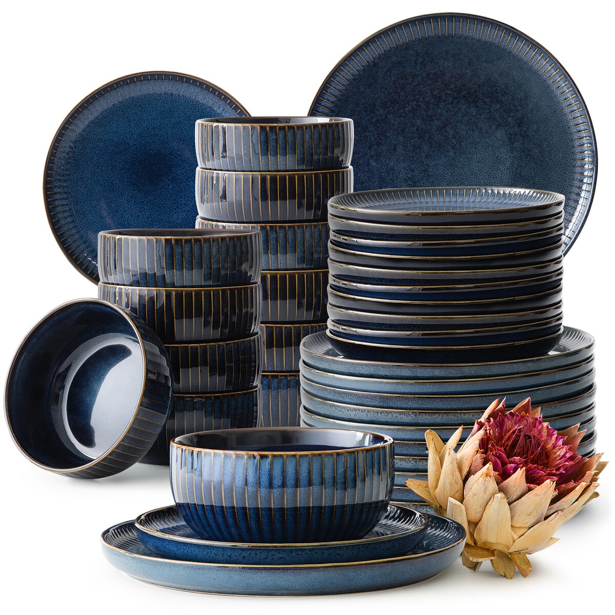 Konsimo AD STRIPES Zestaw obiadowy 12 os. (36 el.)