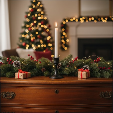 Świece Tradycyjne Proste Świąteczne Świeczki Do Kolacji Wigilijnej 2 Szt. Biała