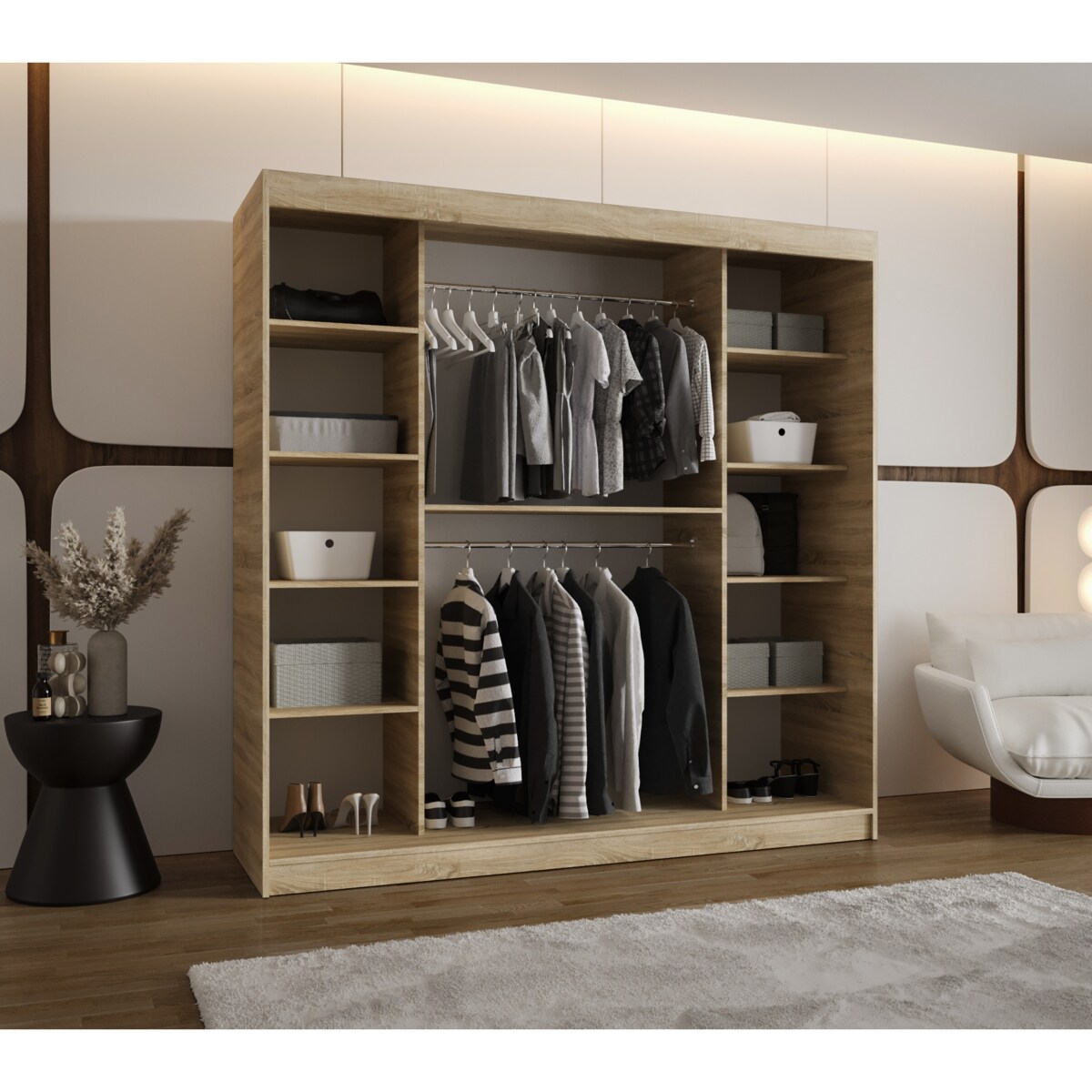 Szafa przesuwna ROYAL 200 sonoma