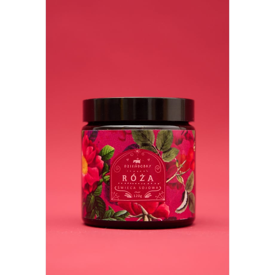 Świeca sojowa Róża
