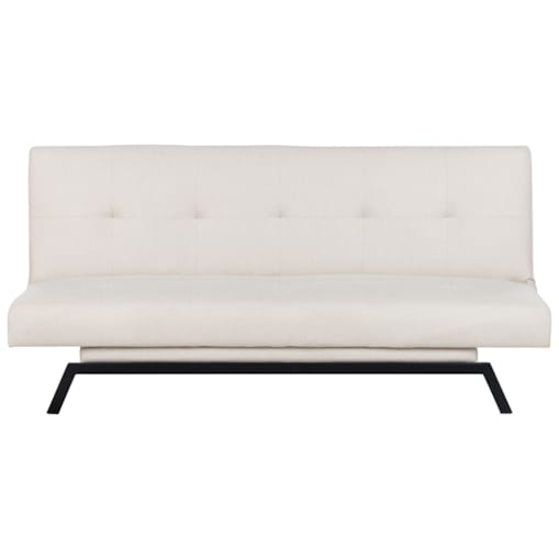 Sofa rozkładana biała LEEDS