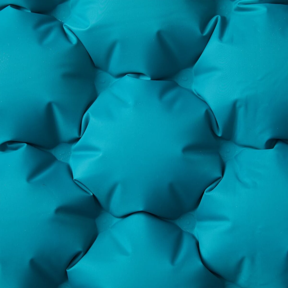 vidaXL Materac samopompujący z poduszkami, 2-osobowy, niebieski