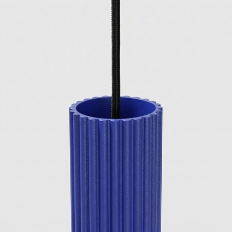 Lampa wisząca KARBON 1 ultramaryna