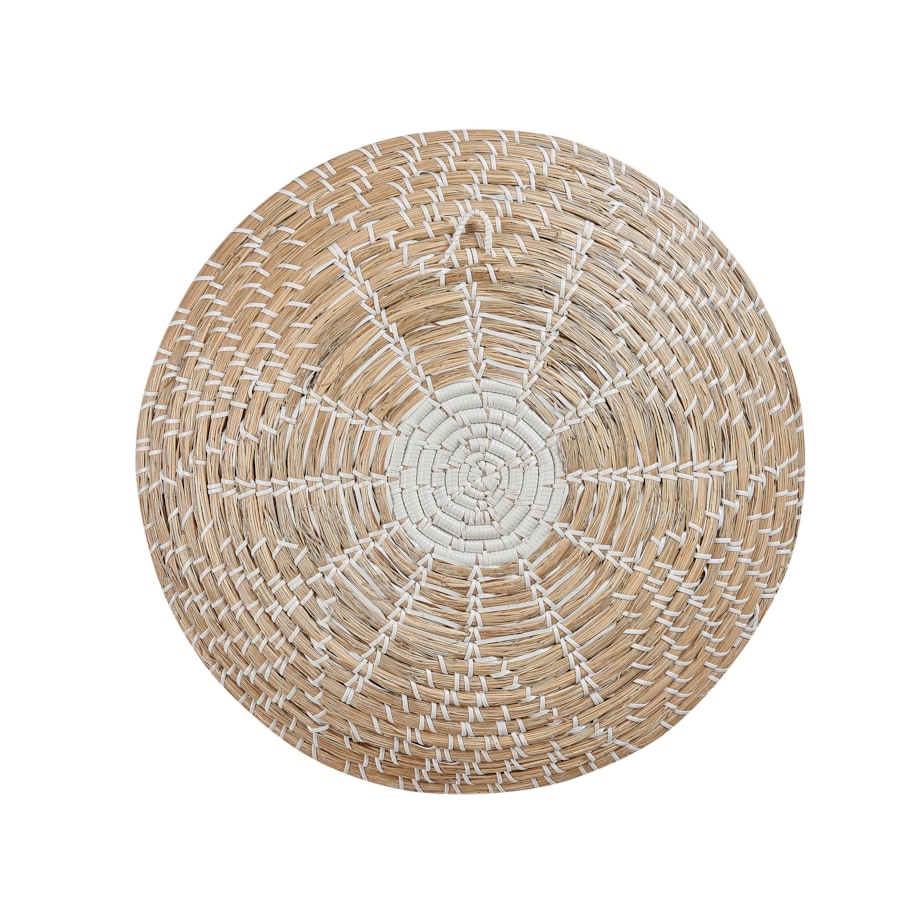 Zestaw 6 dekoracji ściennych z trawy morskiej naturalny PINTANO