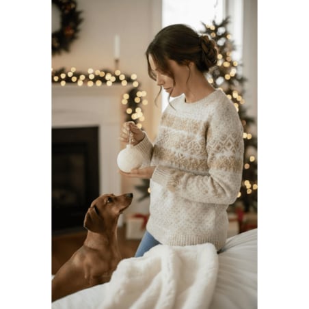 Świeca bombka Koralik z wosku sojowego – dekoracja świąteczna