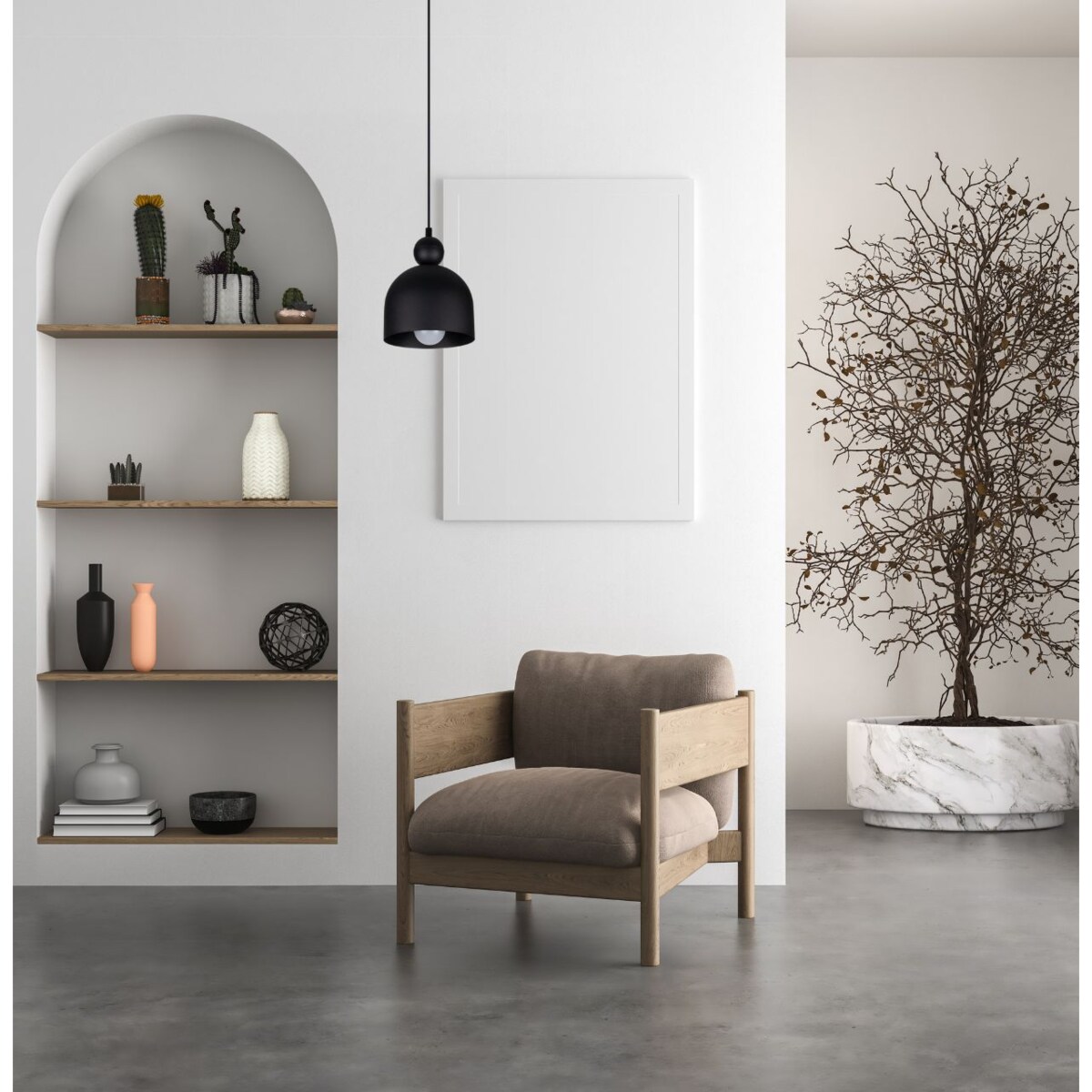 Lampa sufitowa BERYL 0607 HEXE kolor czarny